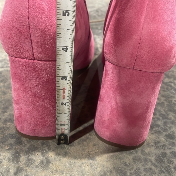 Sam Edelman- SZ 7 Pink Suede Codie Ankle Boots - Picture 7 of 11